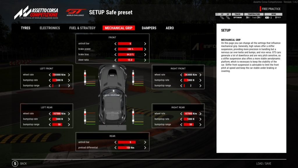 screen settings for assetto corsa pc
