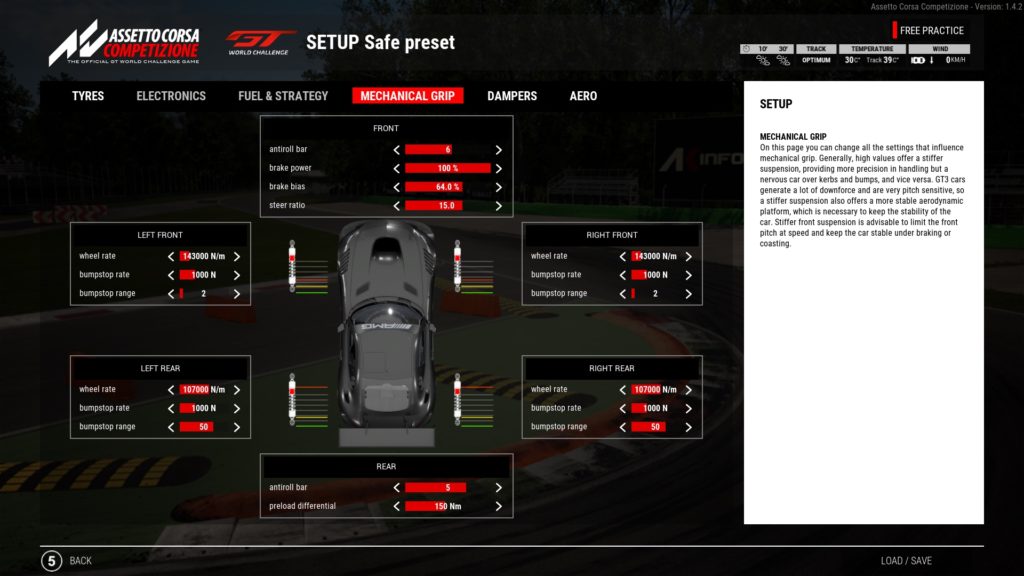 stock car setup guide