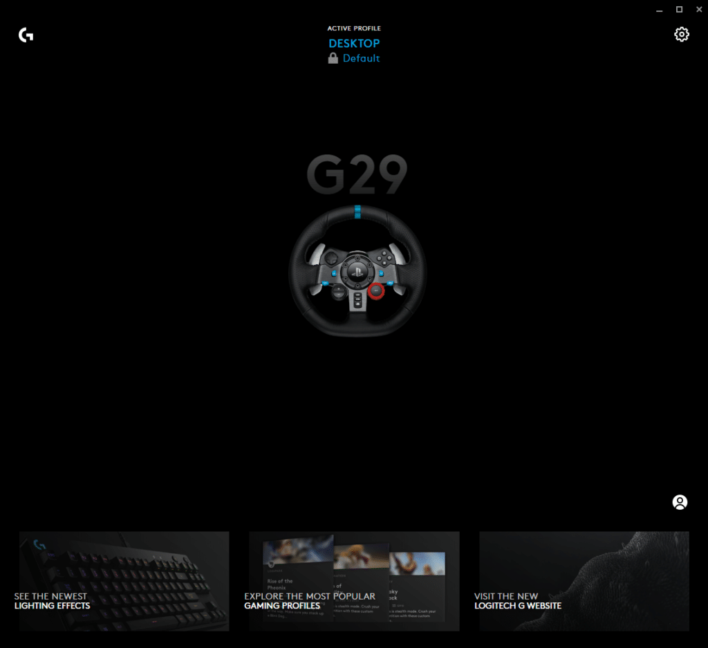 logitech gaming software not seeing g29