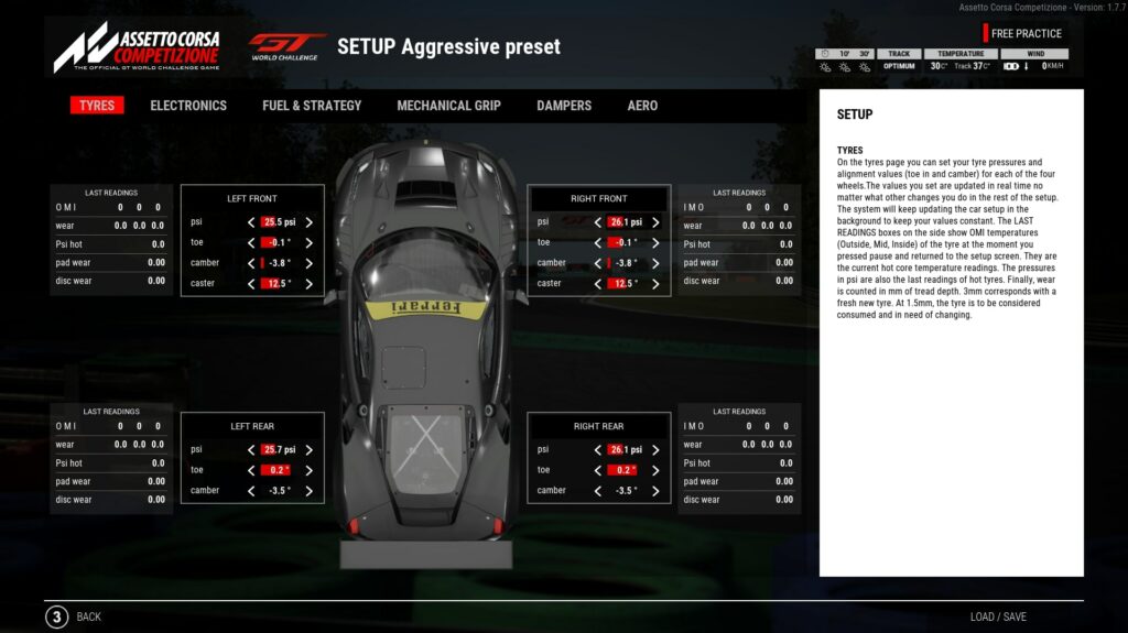 rfactor car setup tool