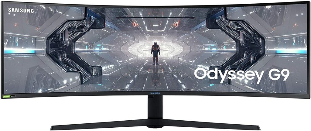 Triple AOC 27″ Curved Gaming Monitor – Sim Seats