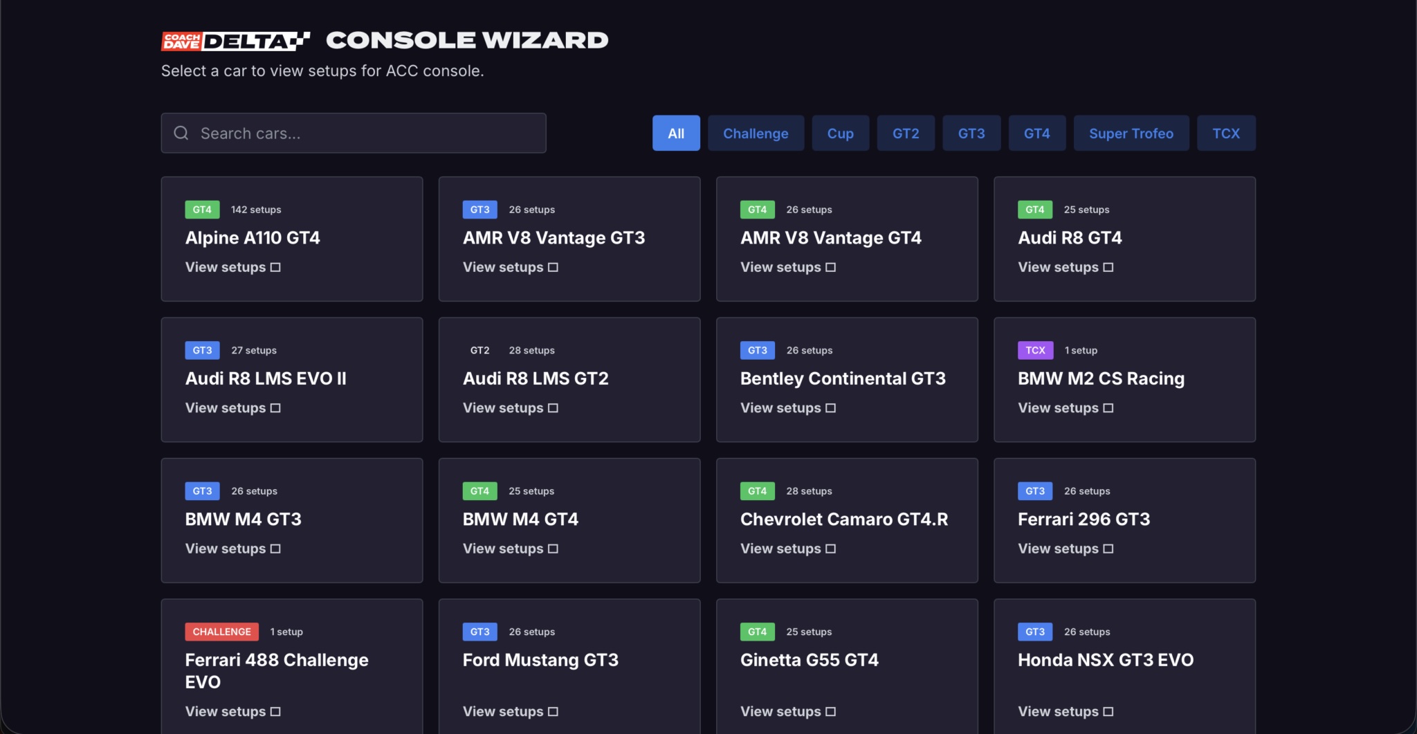 How to Use Console Wizard for ACC Setups - Coach Dave Academy