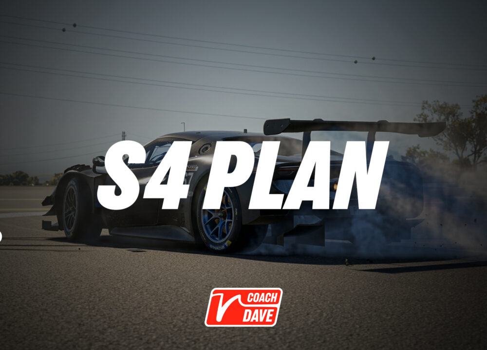 Coach Dave Academy's iRacing Season 4 2026 Plan